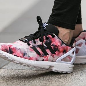 nogmaals straal Medisch adidas | Shoes | Adidas Torsion Zx Flux Pink Floral Run Sneakers | Poshmark